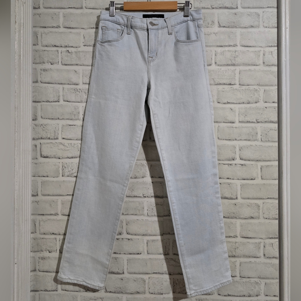 NEW J‎ Brand Adele Midrise Straight Jean Visionary Light Wash size 26 - Picture 2 of 10